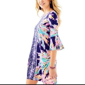 Lilly Pulitzer Ophelia Bright Navy Alfresco Dress